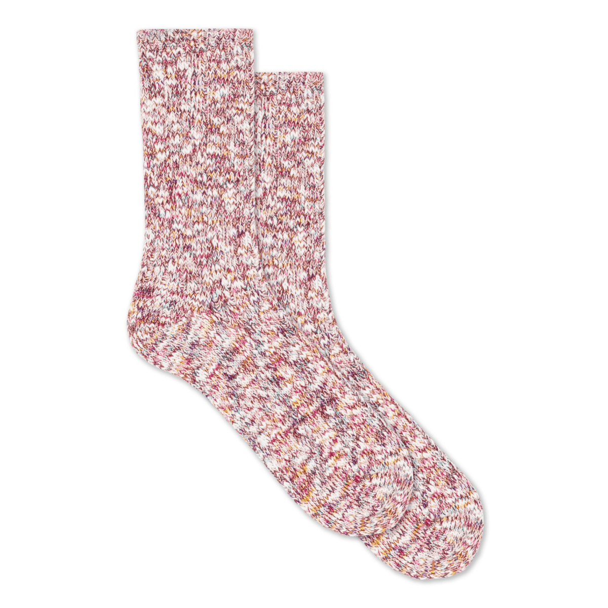 A Hope Hemp Men's Red/Multicolor Socks