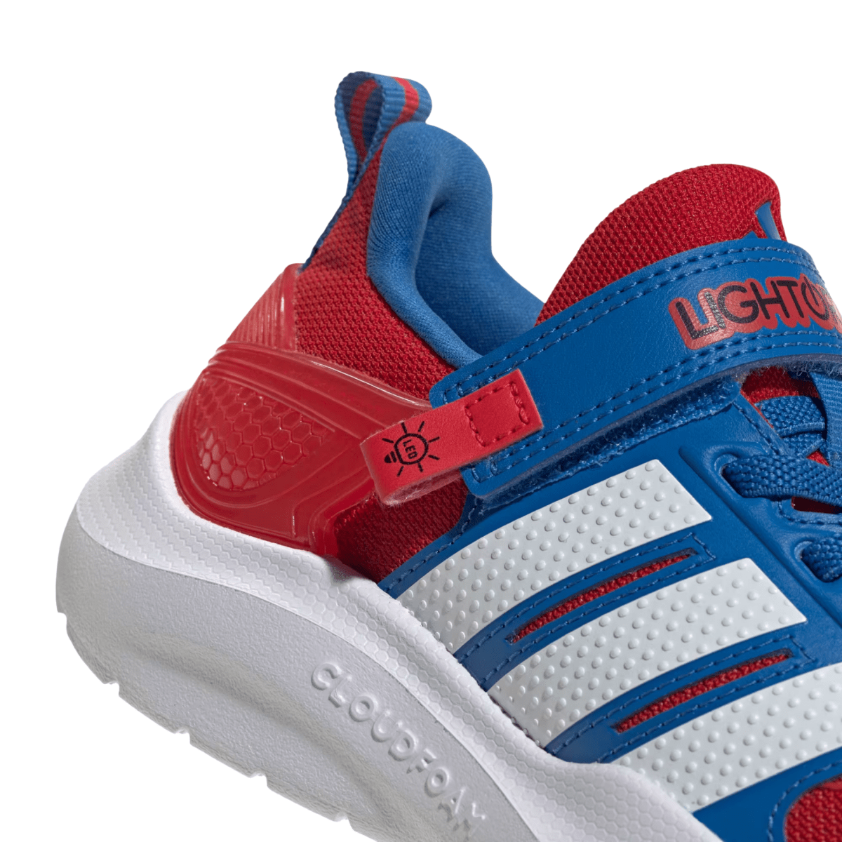 Adidas Boys (Preschool) Marvel Lightorama Spider Man Better Scarlet/Cloud White/Bright Royal