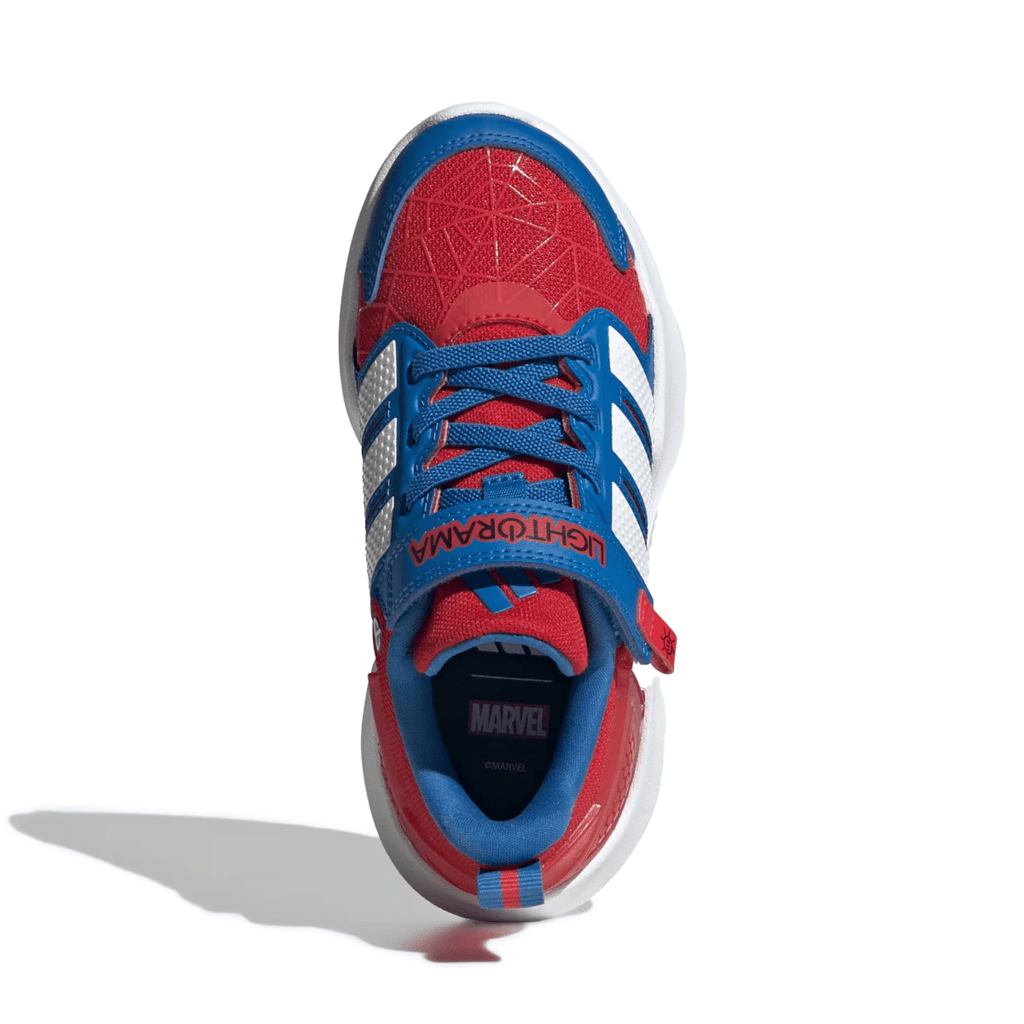 Adidas Boys (Preschool) Marvel Lightorama Spider Man Better Scarlet/Cloud White/Bright Royal