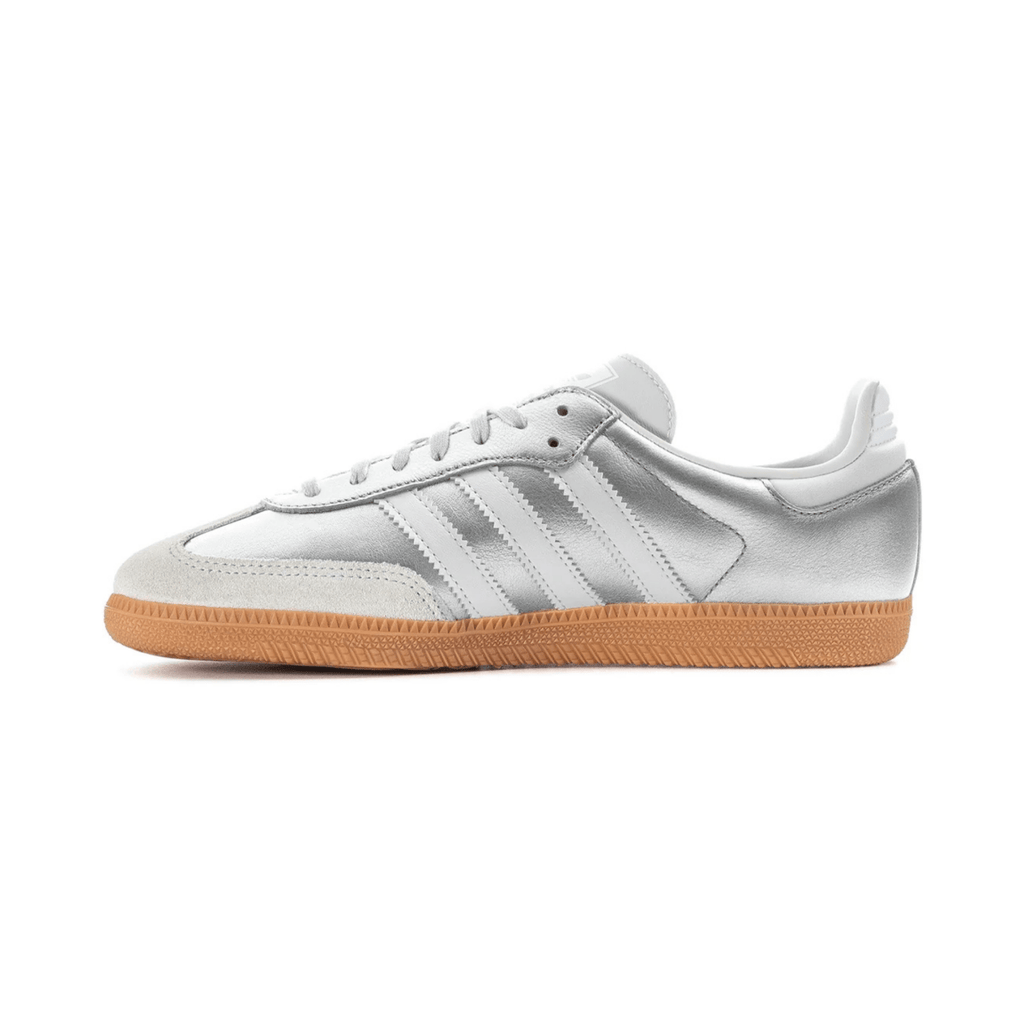 Adidas Kids (Grade School) Samba OG Silver Metallic/White/Gum