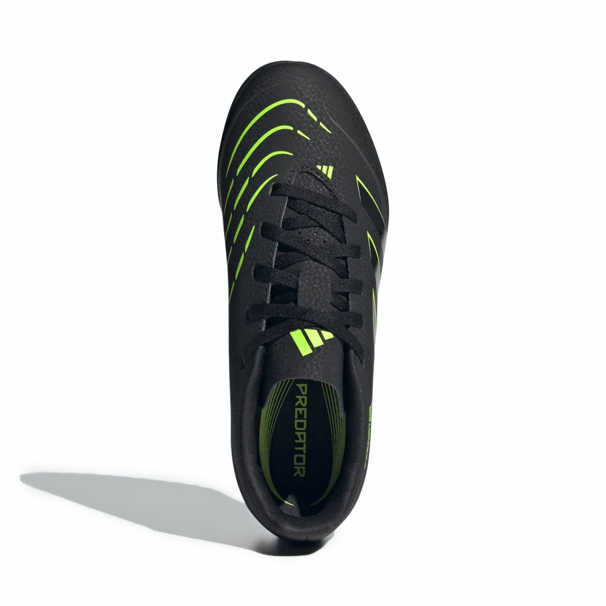 Adidas Kids Predator Club Turf Core Black/Carbon/Lucid Lemon