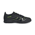 Adidas Kids Predator Club Turf Core Black/Carbon/Lucid Lemon