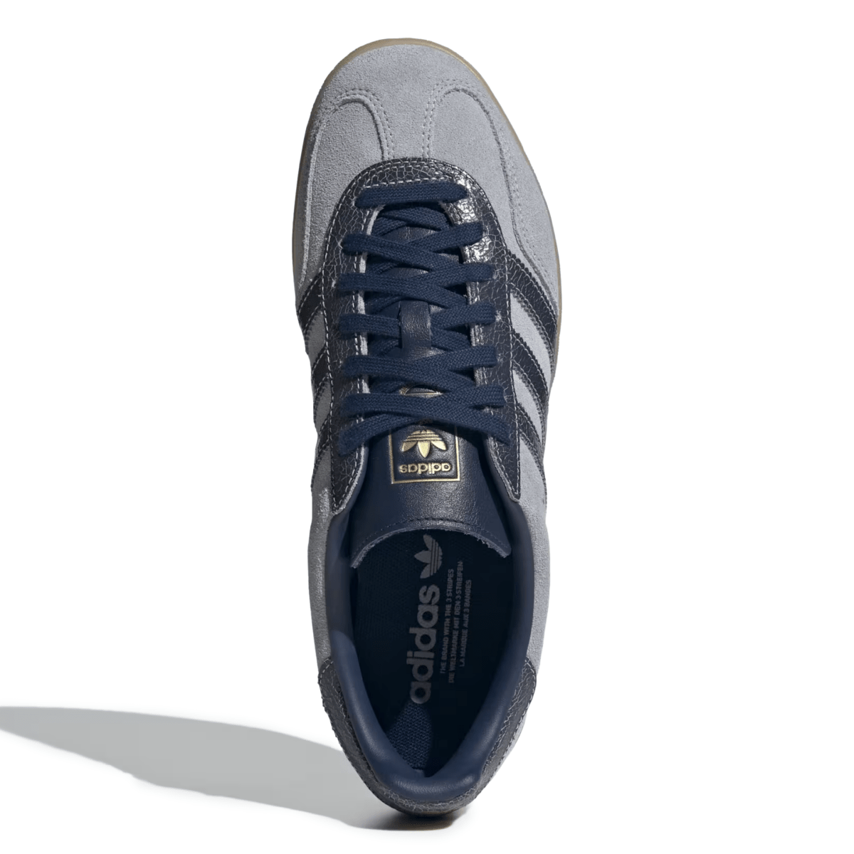 Adidas Men's Gazelle Indoor Halo Silver/Night Indigo/Gum