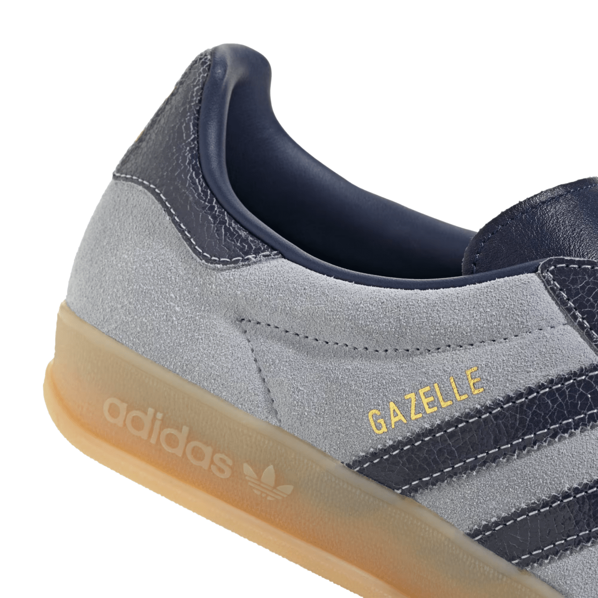 Adidas Men's Gazelle Indoor Halo Silver/Night Indigo/Gum