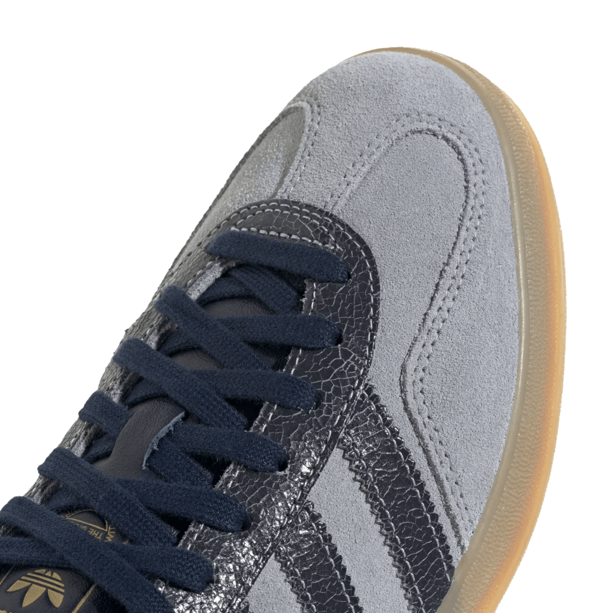 Adidas Men's Gazelle Indoor Halo Silver/Night Indigo/Gum