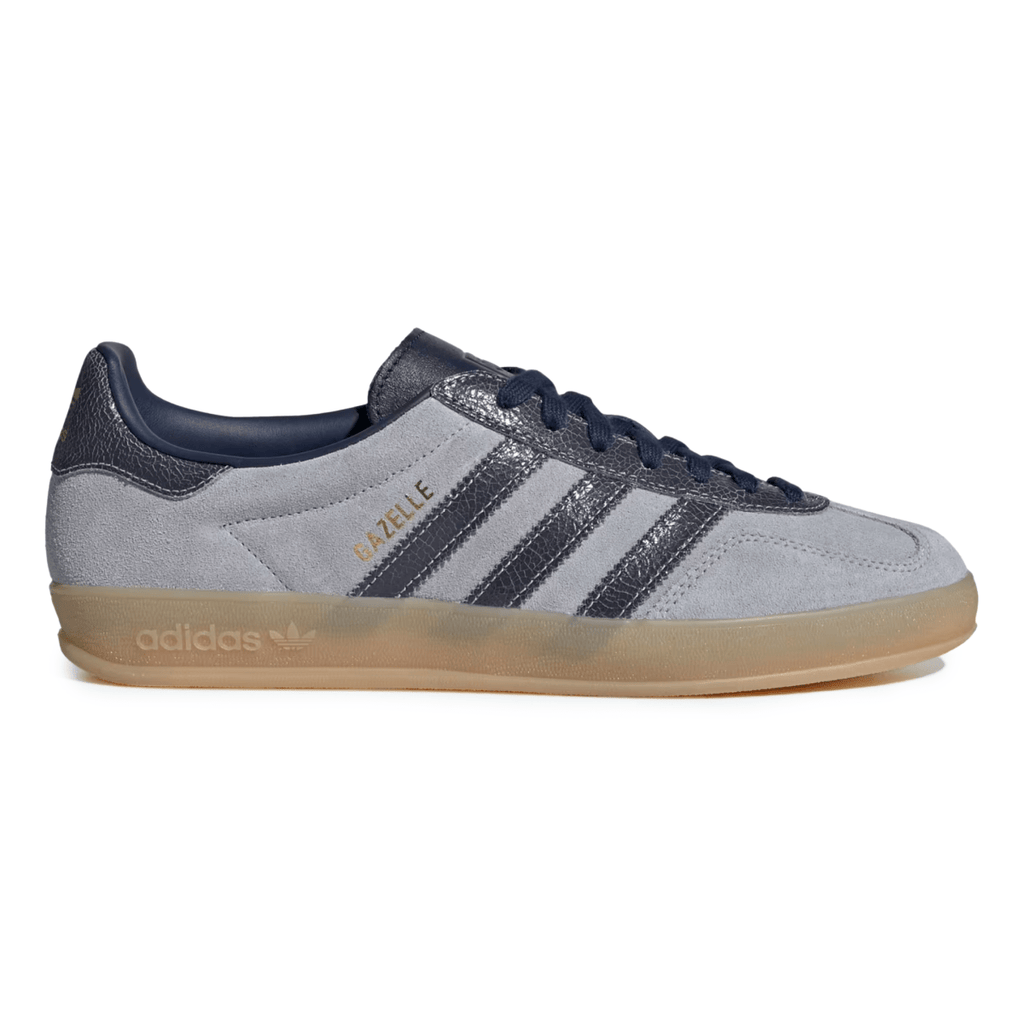 Adidas Men's Gazelle Indoor Halo Silver/Night Indigo/Gum