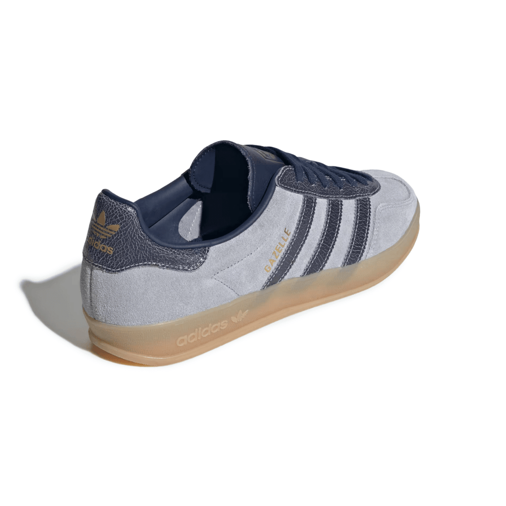 Adidas Men's Gazelle Indoor Halo Silver/Night Indigo/Gum