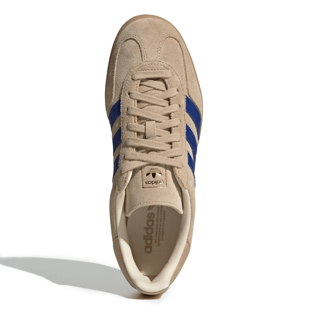 Adidas Men's Gazelle Indoor Magic Beige/Royal Blue/Wonder White