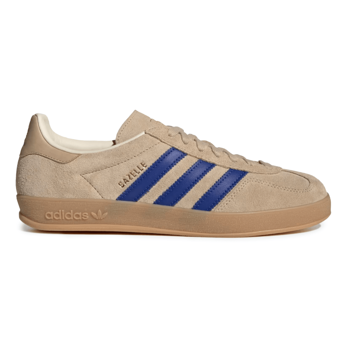 Adidas Men's Gazelle Indoor Magic Beige/Royal Blue/Wonder White