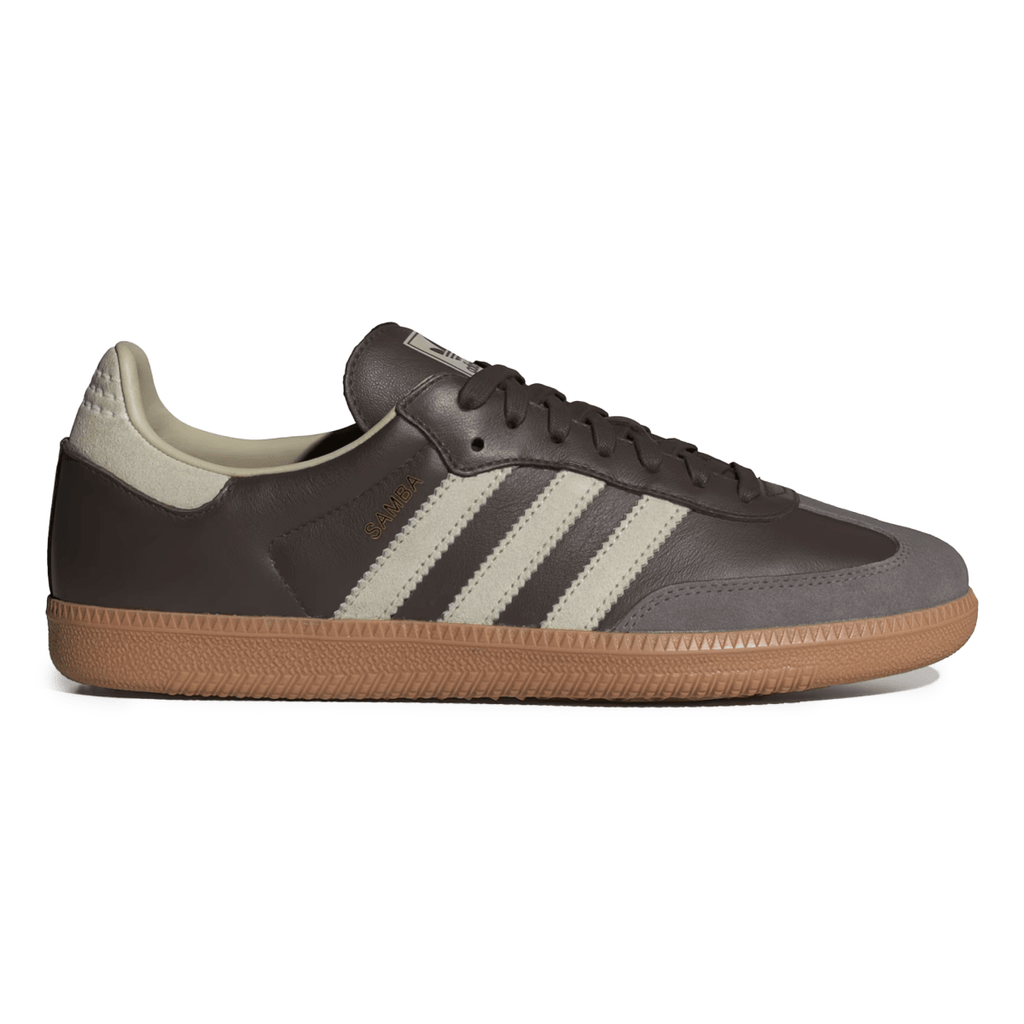 Adidas Men's Samba OG Brown/Putty Grey/Gold Metallic