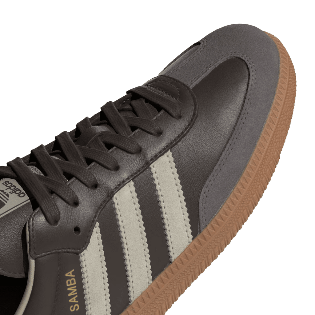 Adidas Men's Samba OG Brown/Putty Grey/Gold Metallic