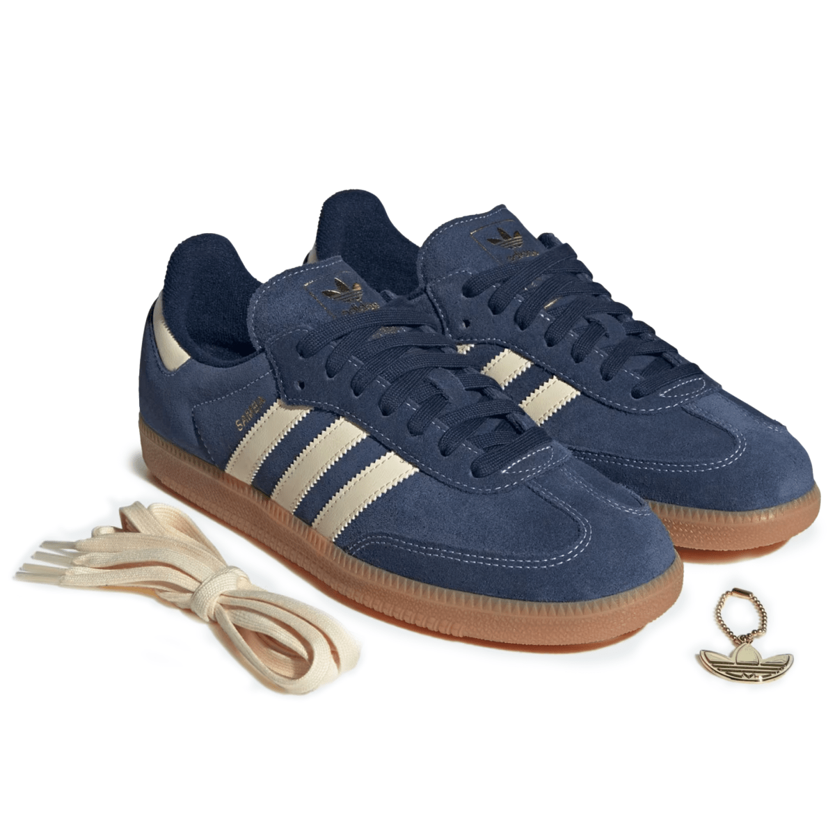 Adidas Men's Samba OG Night Indigo/Warm Vanilla/Gum