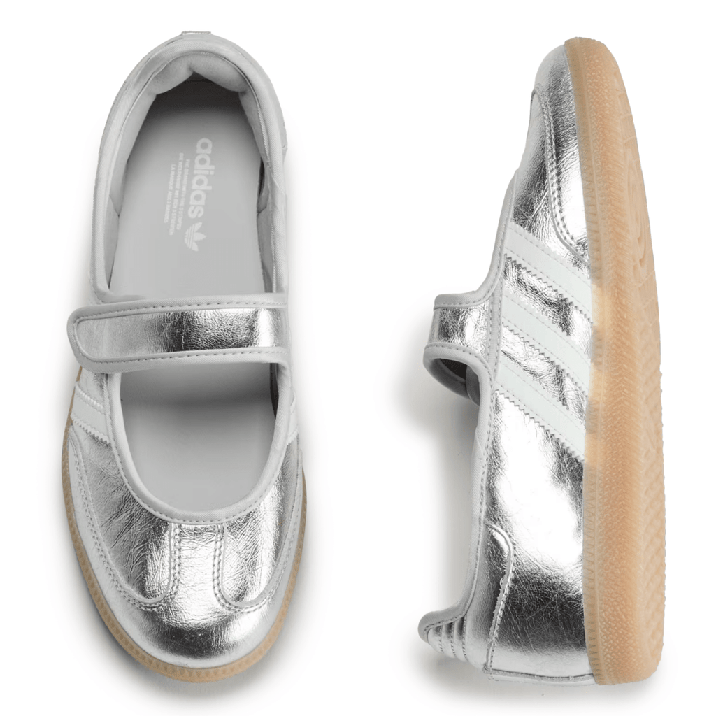 Adidas Women's Samba Jane Silver Metallic/Off White/Gum