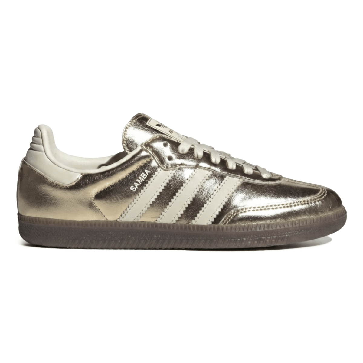 Adidas Women's Samba OG Gold Metallic/Off White/Gum