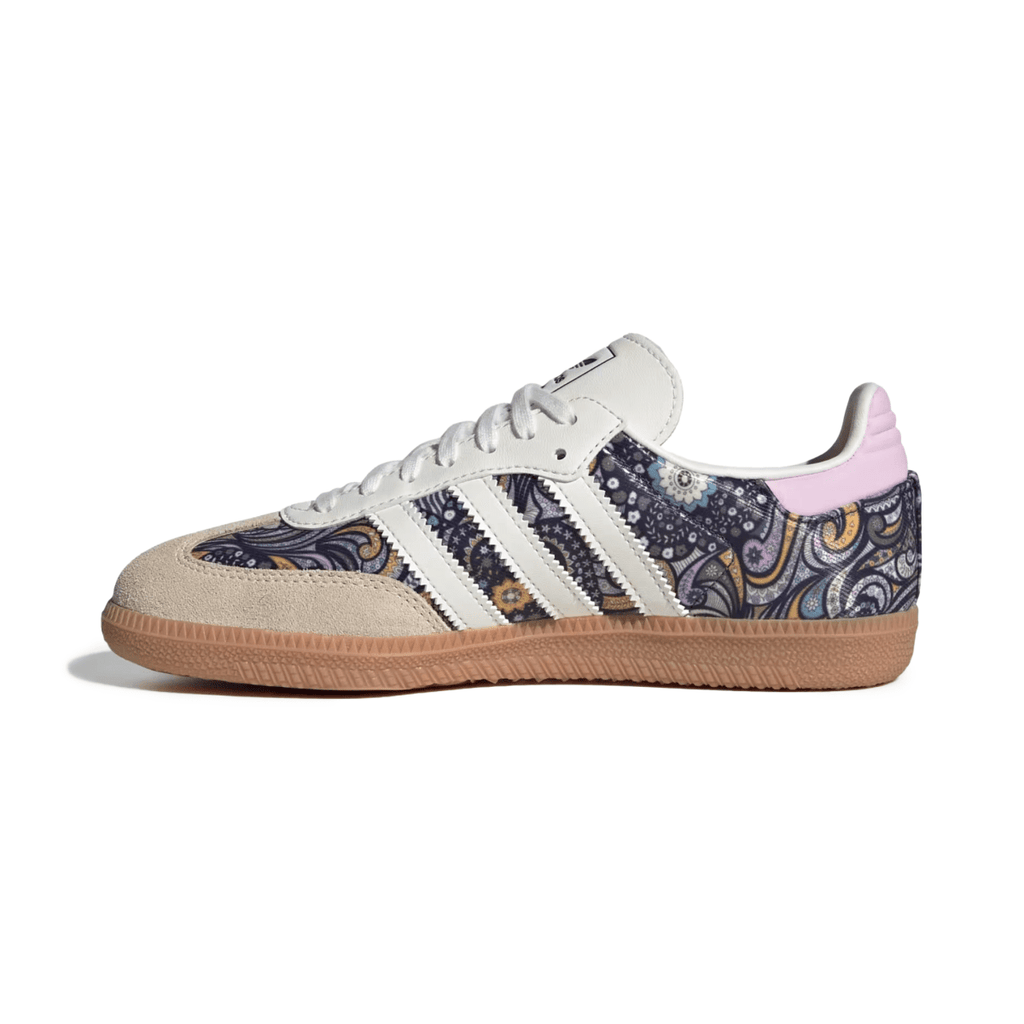 Adidas x Liberty London Kids (Grade School) Samba OG Core White/Orchid Fusion/Gum