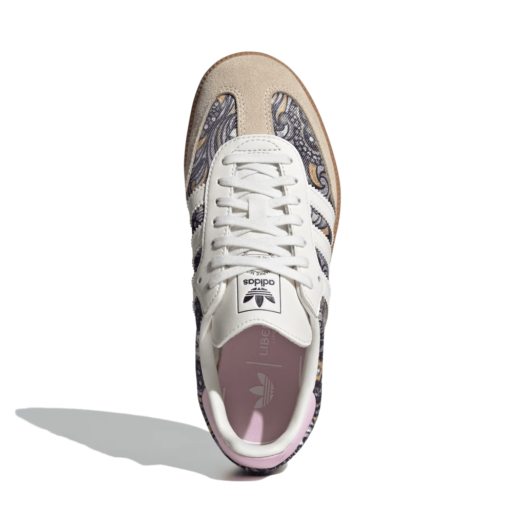 Adidas x Liberty London Kids (Grade School) Samba OG Core White/Orchid Fusion/Gum
