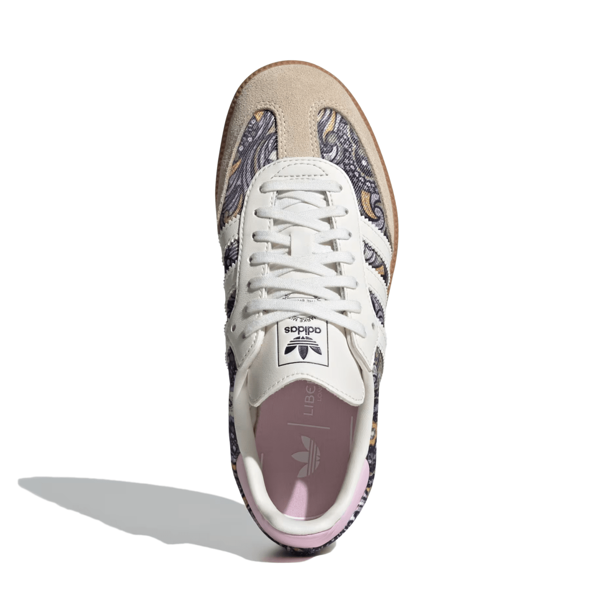 Adidas x Liberty London Kids (Grade School) Samba OG Core White/Orchid Fusion/Gum