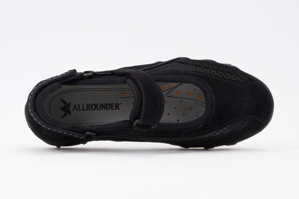 Allrounder Women's Niro Black Suede/Mesh