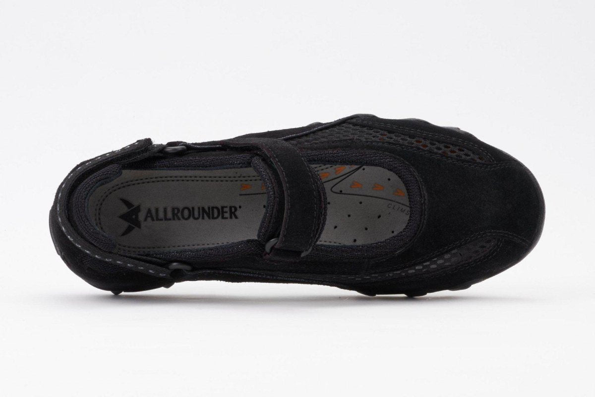 Allrounder Women's Niro Black Suede/Mesh