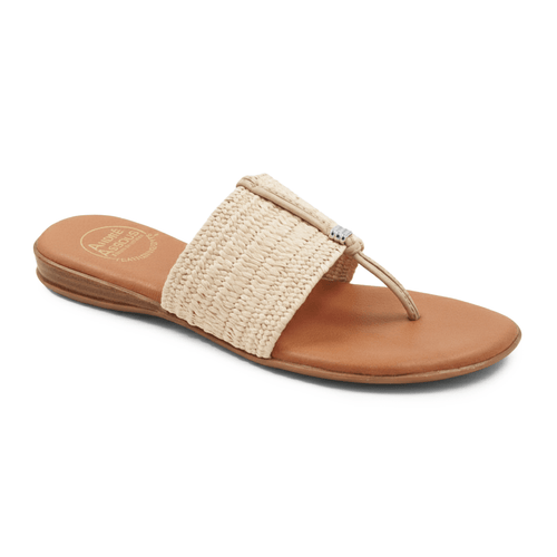 Andre Assous Women's Nice Stretch Raffia Natural