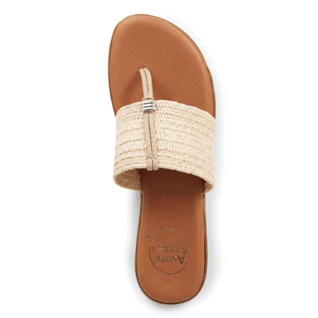 Andre Assous Women's Nice Stretch Raffia Natural
