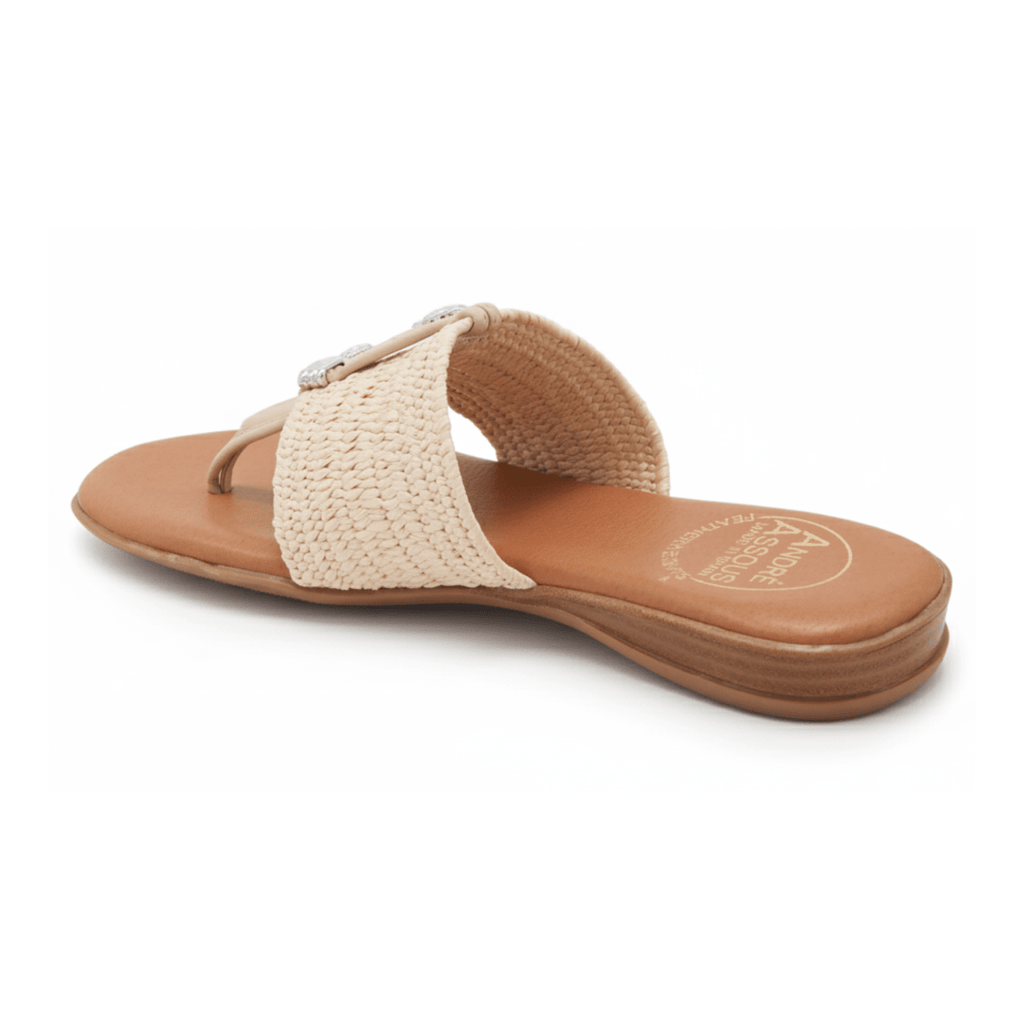 Andre Assous Women's Nice Stretch Raffia Natural