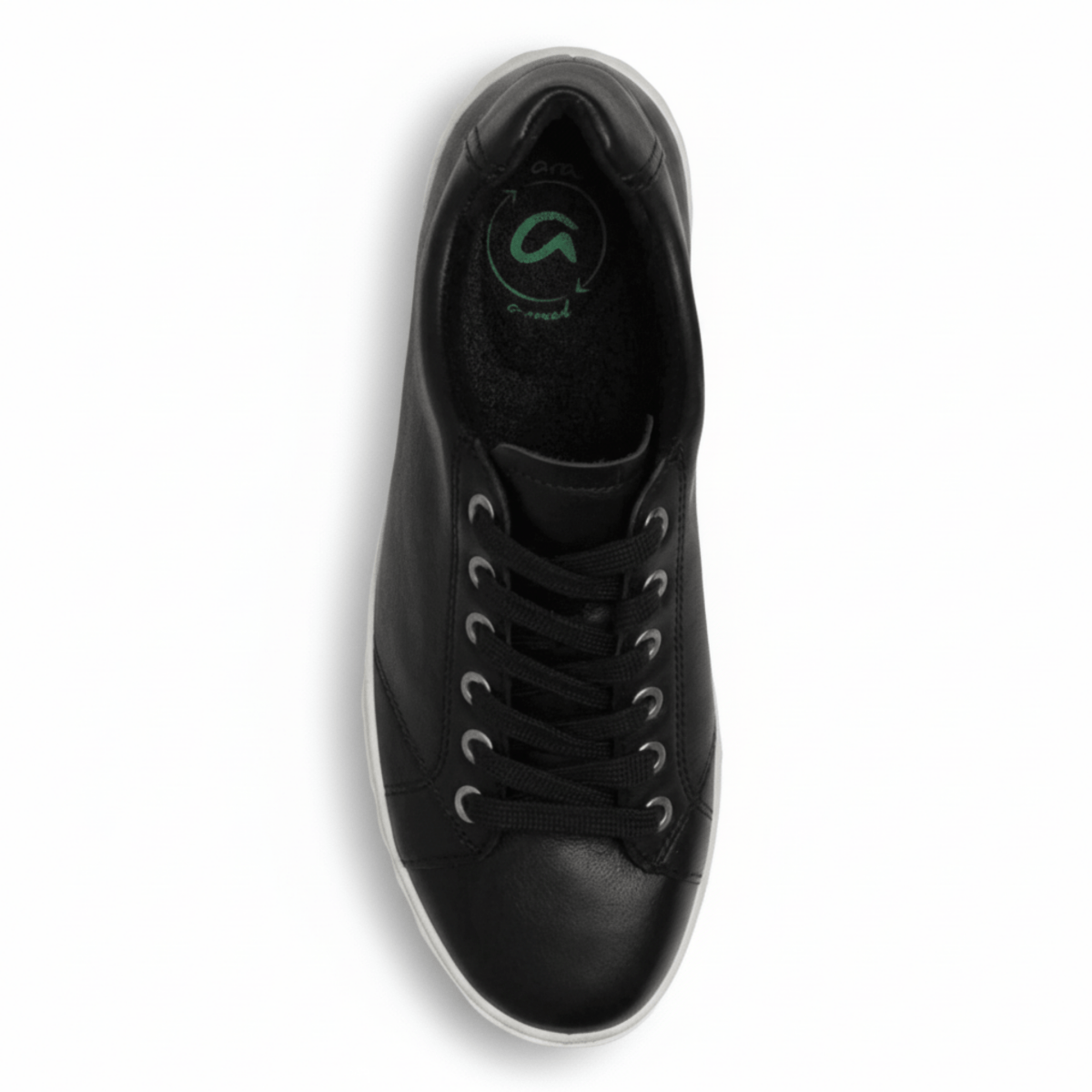 Ara Women's Alexandria Black Leather/White Sole