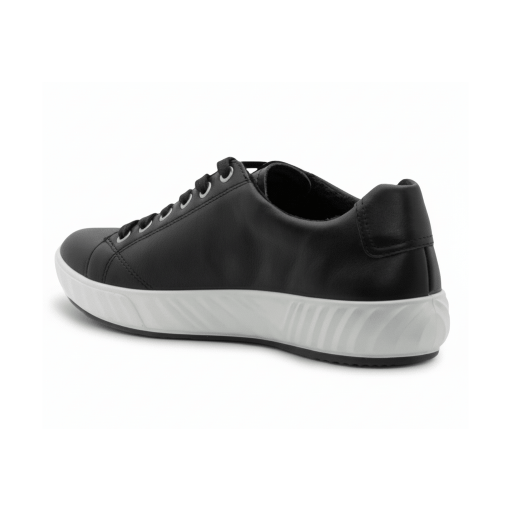 Ara Women's Alexandria Black Leather/White Sole