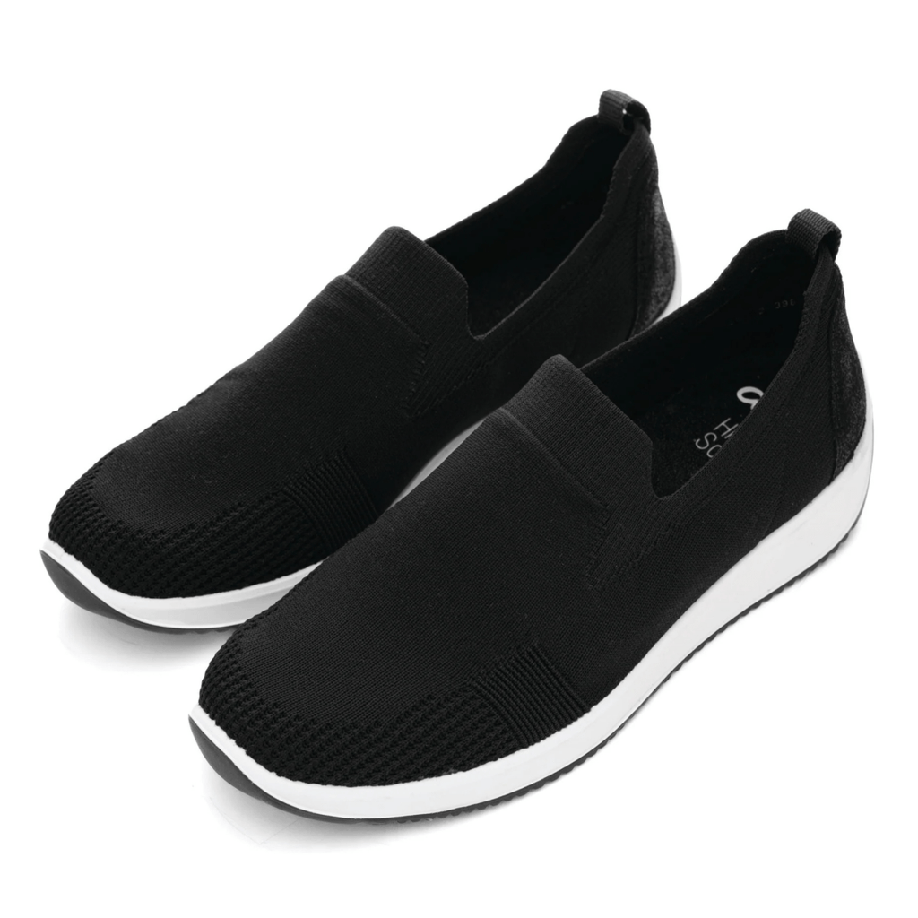 Ara Women's Leena 3 Black/White Woven Fabric