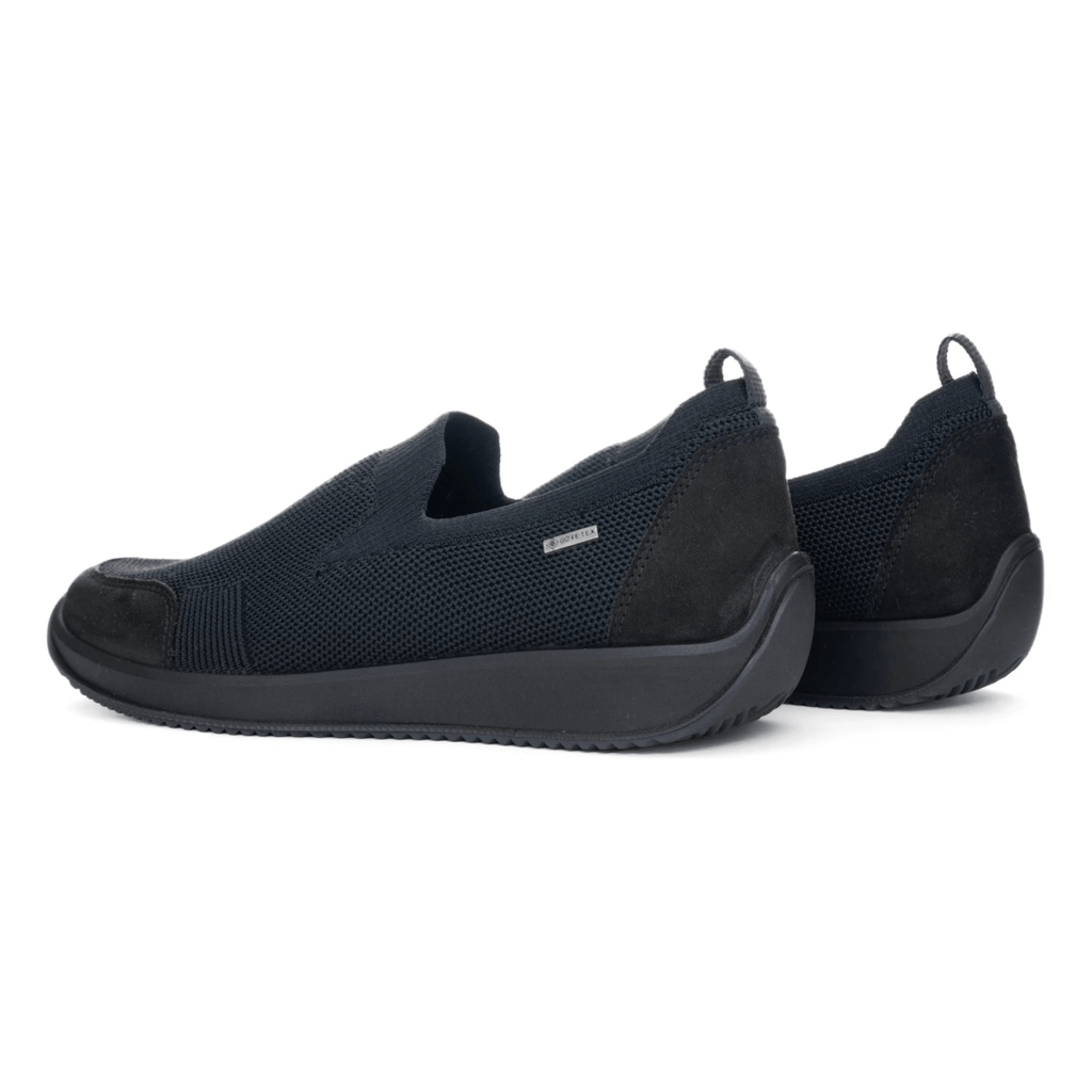 Ara Women's Lissabon Black Microsuede Gore-Tex