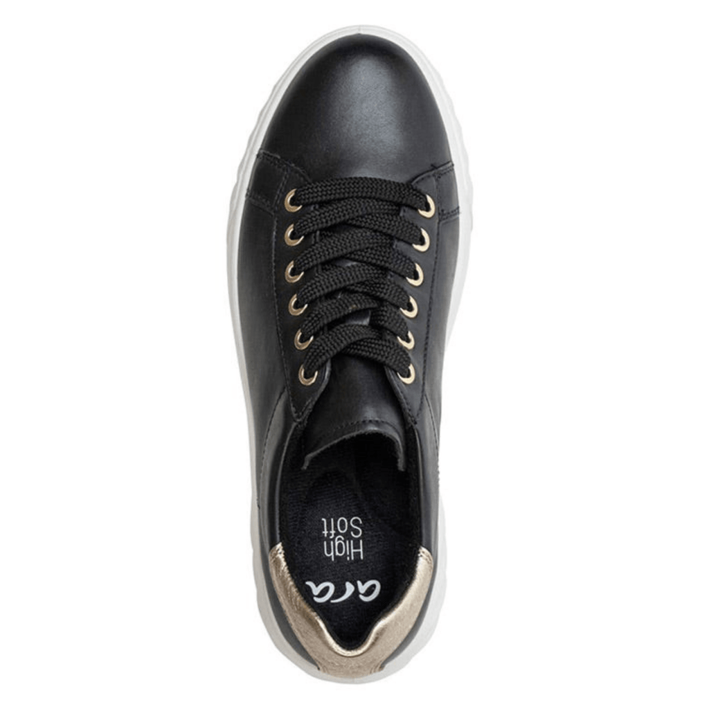 Ara Women's Mikky Black/Platinum Leather