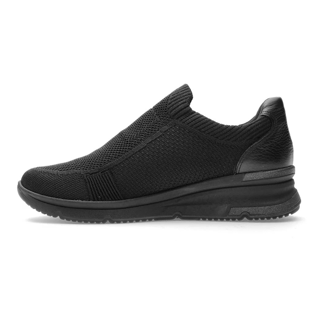 Ara Women's Naples Loafer Nassau Black Fabric Gore-Tex