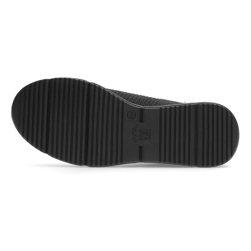 Ara Women's Naples Loafer Nassau Black Fabric Gore-Tex