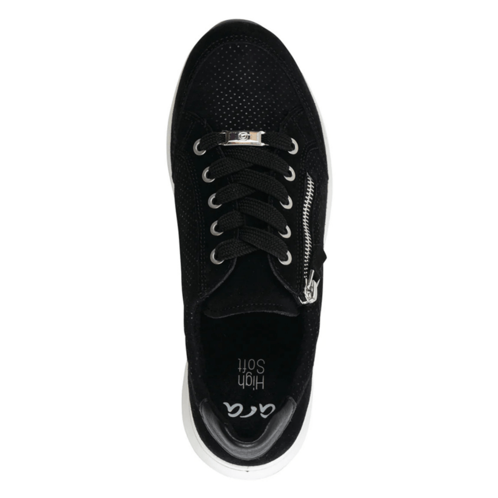 Ara Women's Oleanna Black Puntikid Suede