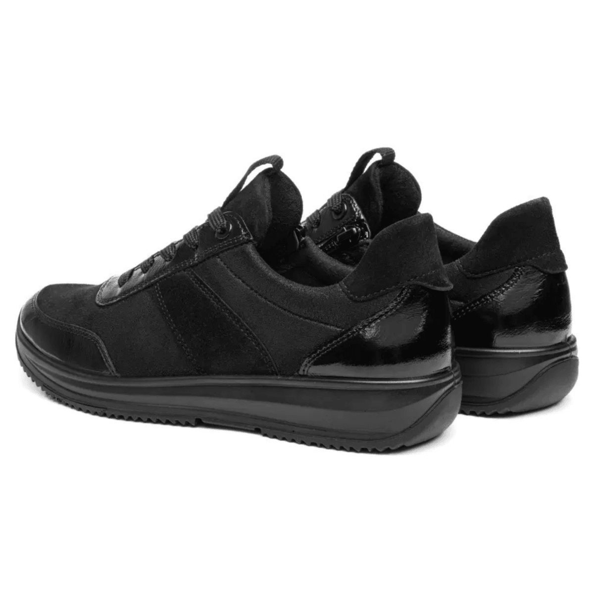 Ara Women's Osaka Black Glitter Kidsuede