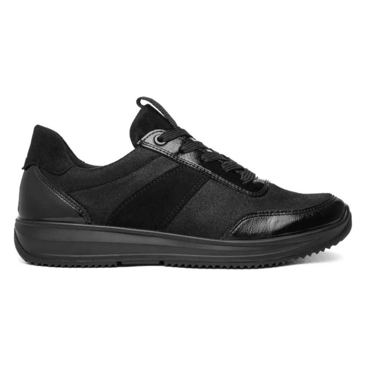 Ara Women's Osaka Black Glitter Kidsuede