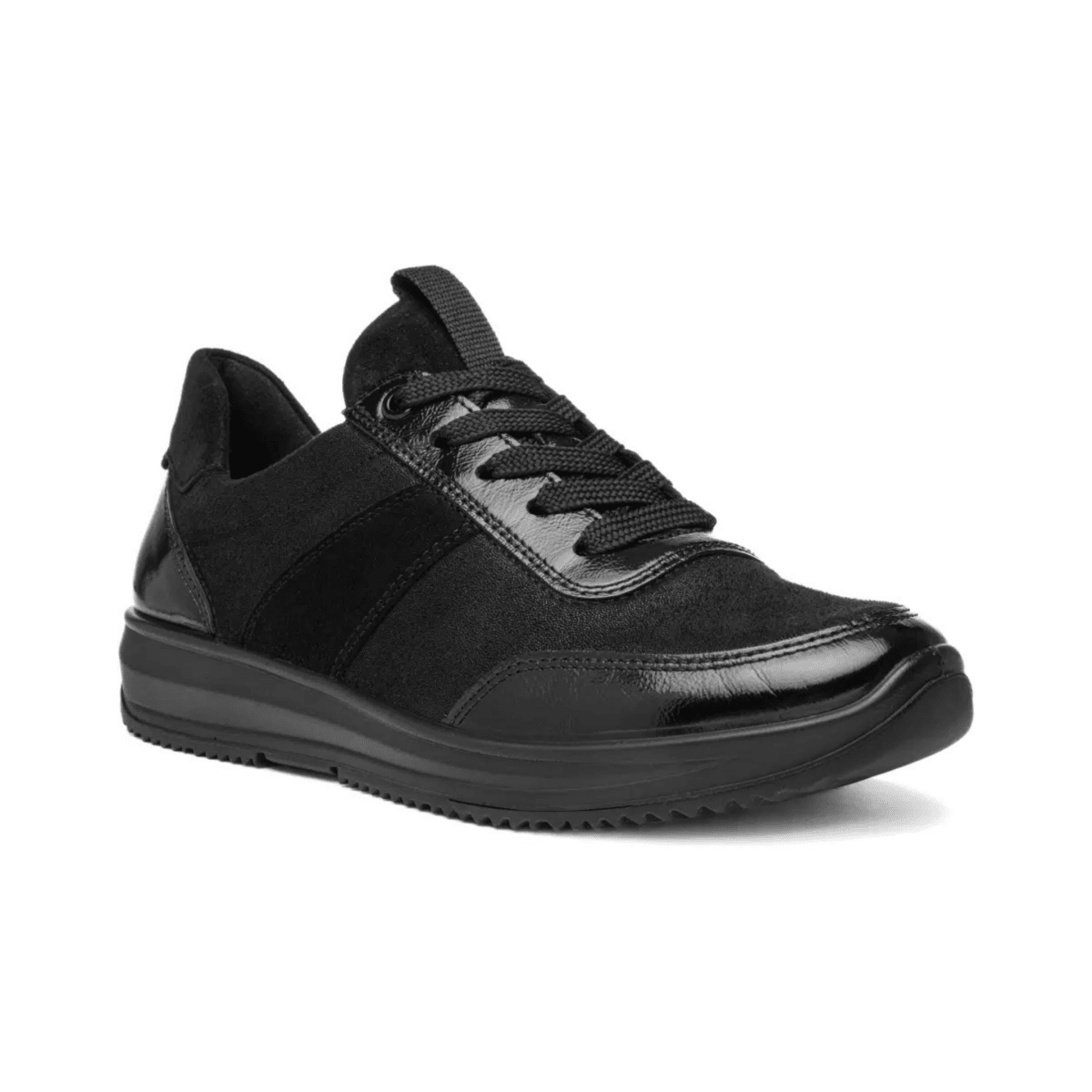Ara Women's Osaka Black Glitter Kidsuede