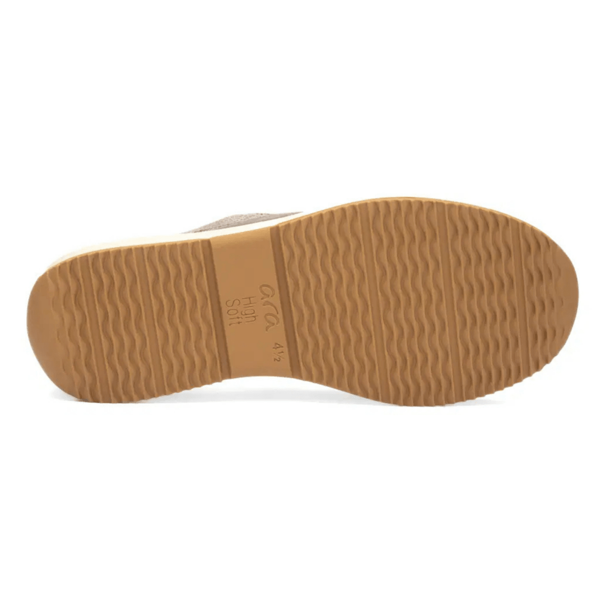 Ara Women's Osaka Light Beige Suede/Metallic Leather