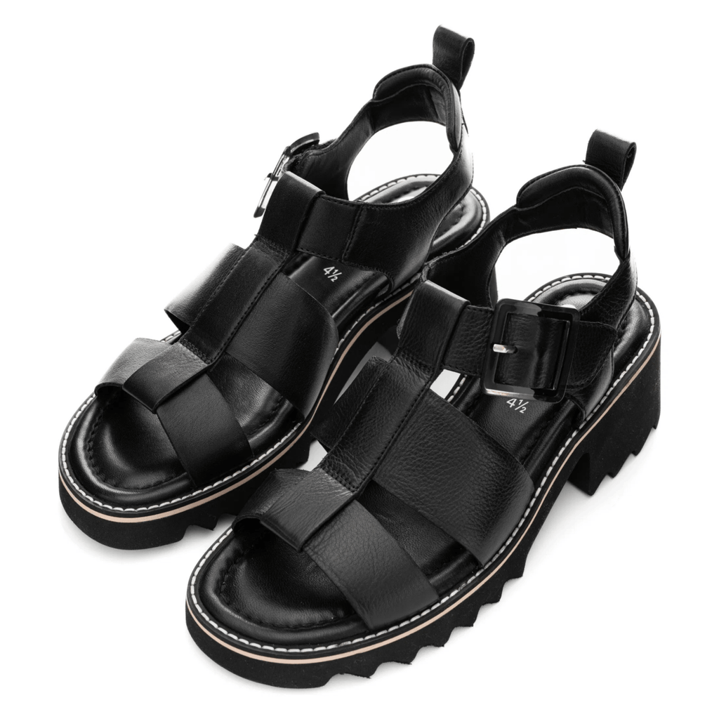 Ara Women's Palm Black Calf Leather