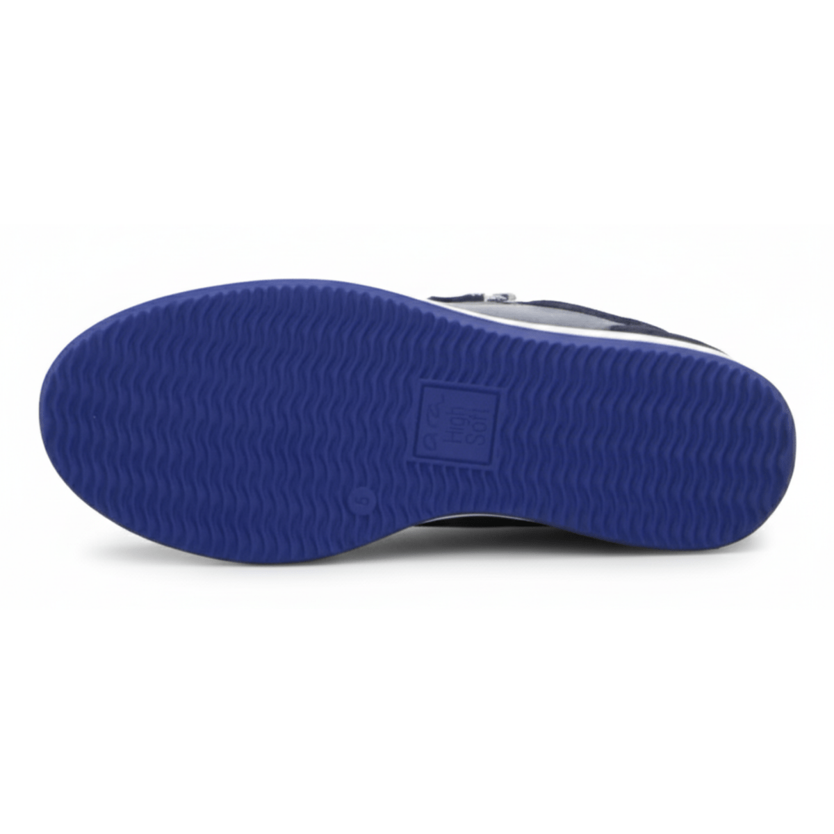Ara Women's Riviera Navy/Silver Metallic Leather