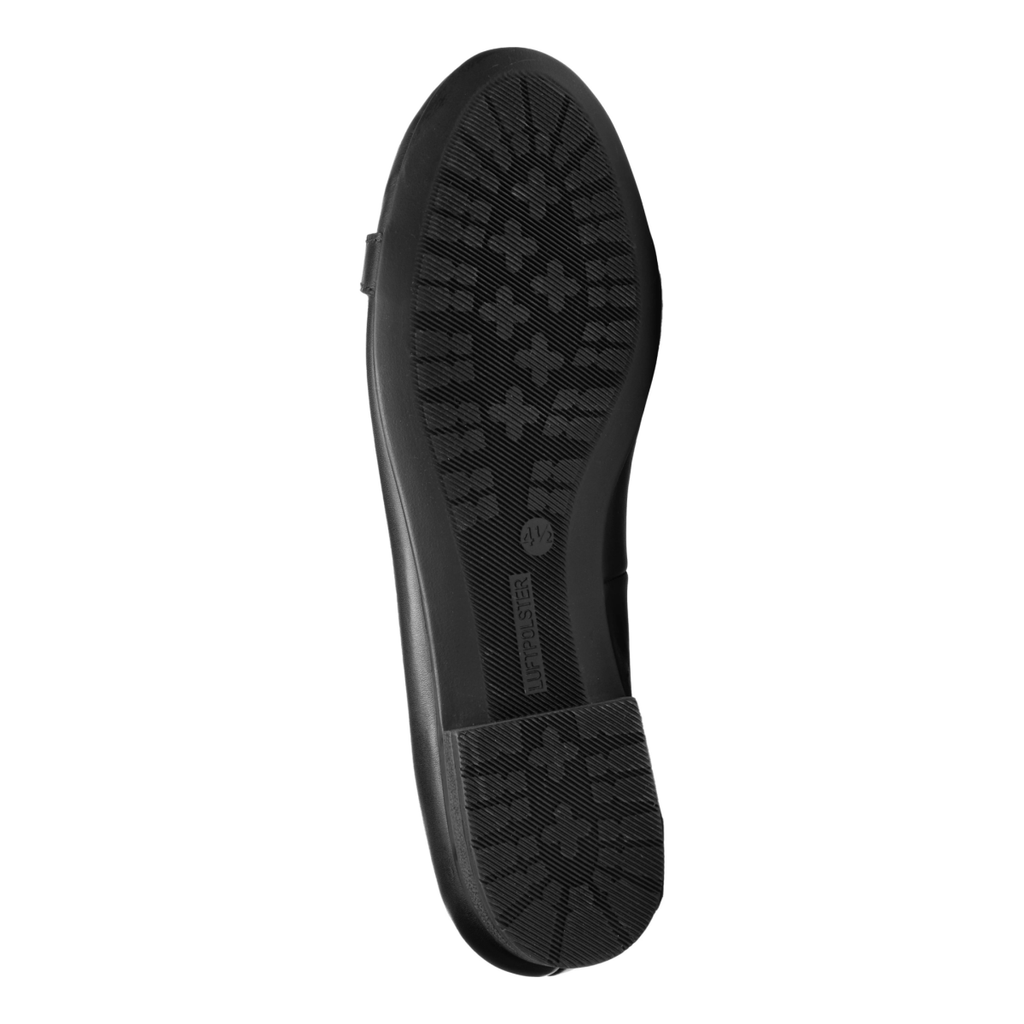 Ara Women's Siene Flat Black Calf Leather