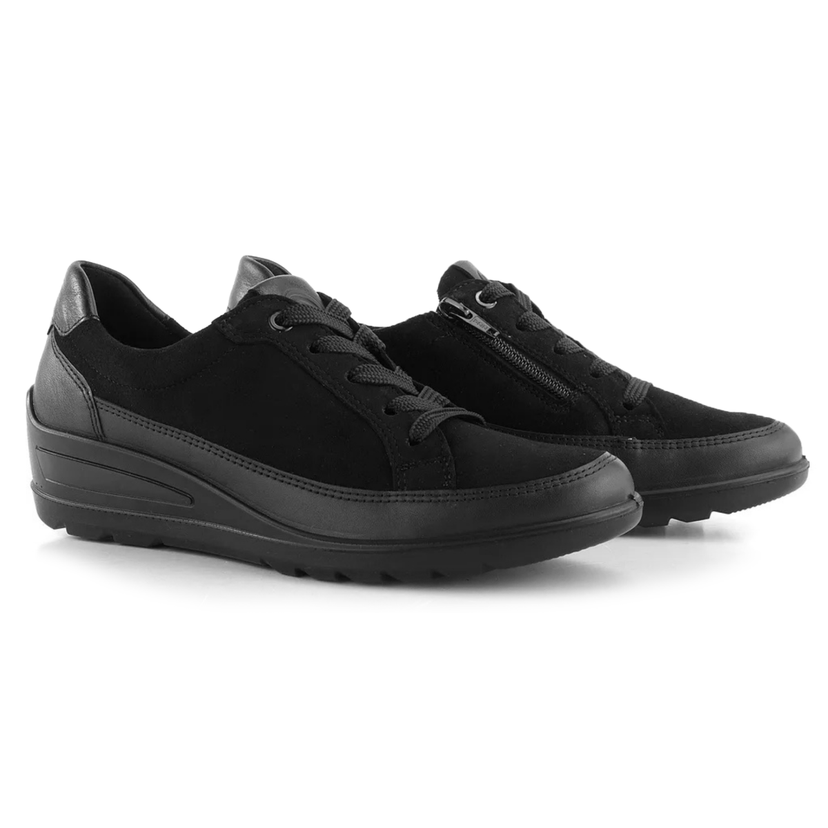 Ara Women's Zamia Black Calf Leather/Suede