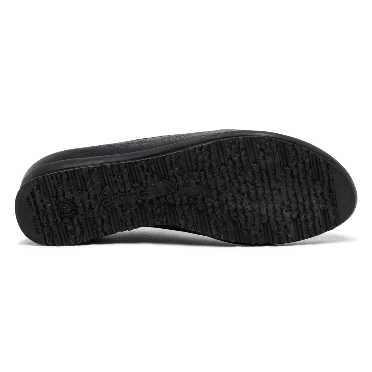 Arche Women's Baroha Black/Silver Metallic Pebble Leather