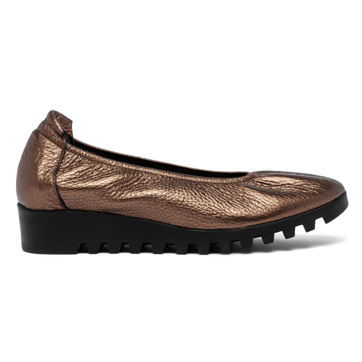 Arche Women's Lomiss Metallic Copper Deerskin Leather