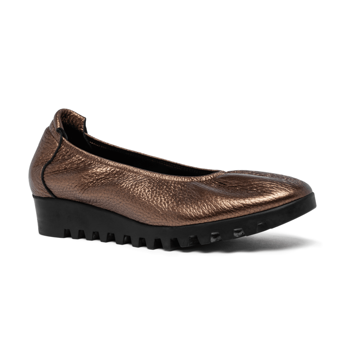 Arche Women's Lomiss Metallic Copper Deerskin Leather