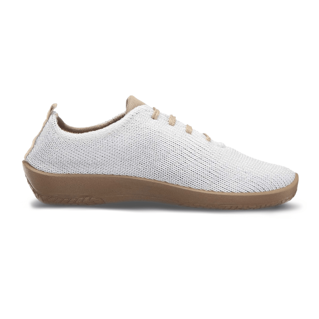 Arcopedico Women's LS Oxford White/Beige Fabric