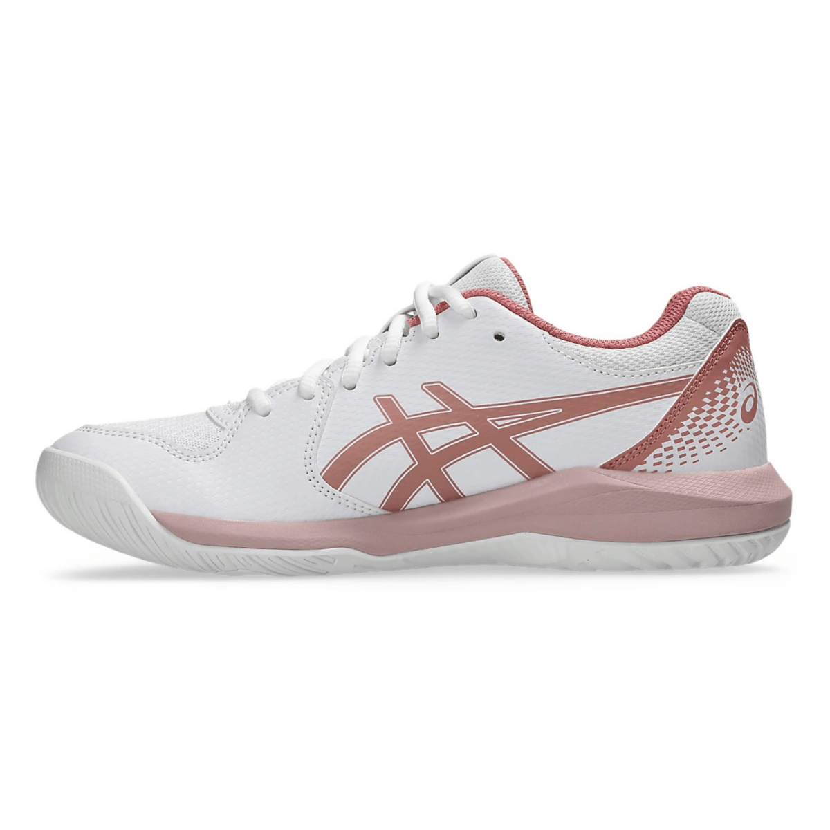 Asics Women's Gel-Dedicate 8 White/Rose Rouge