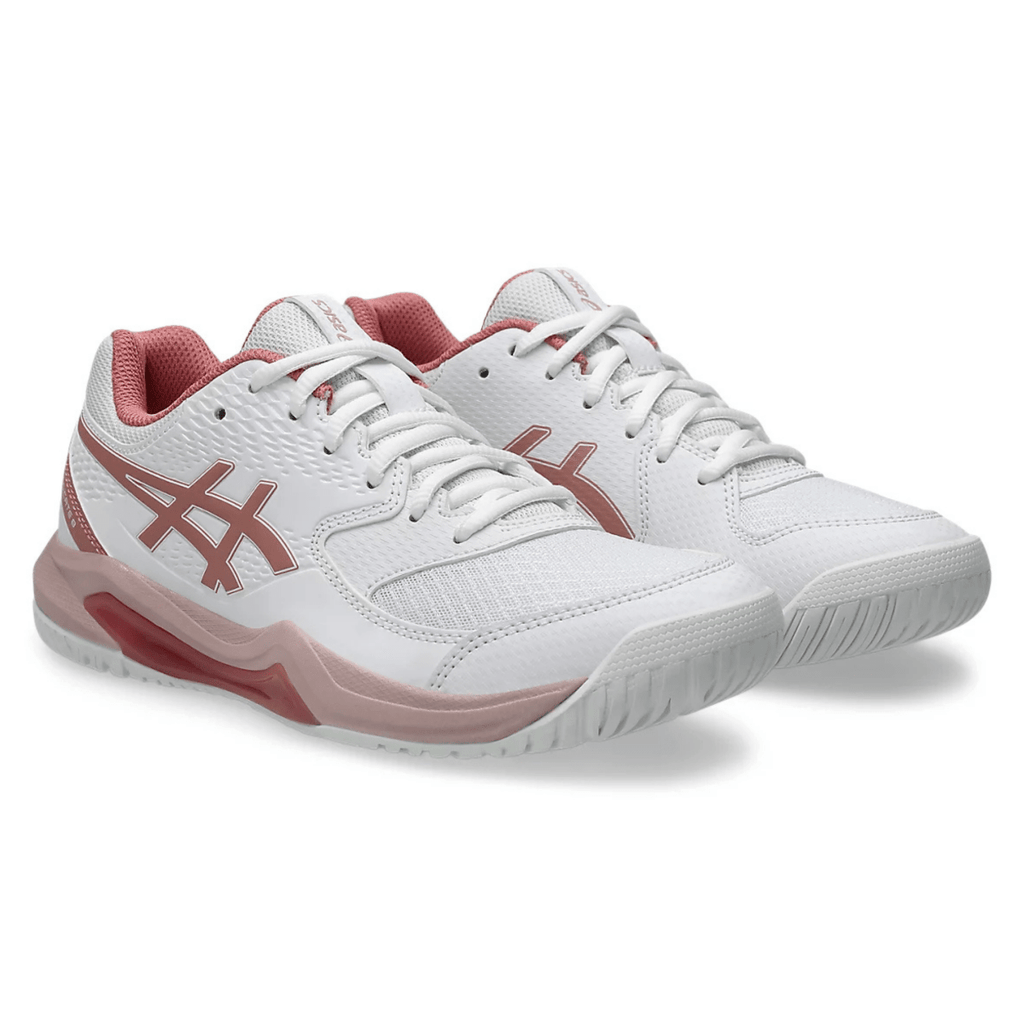 Asics Women's Gel-Dedicate 8 White/Rose Rouge