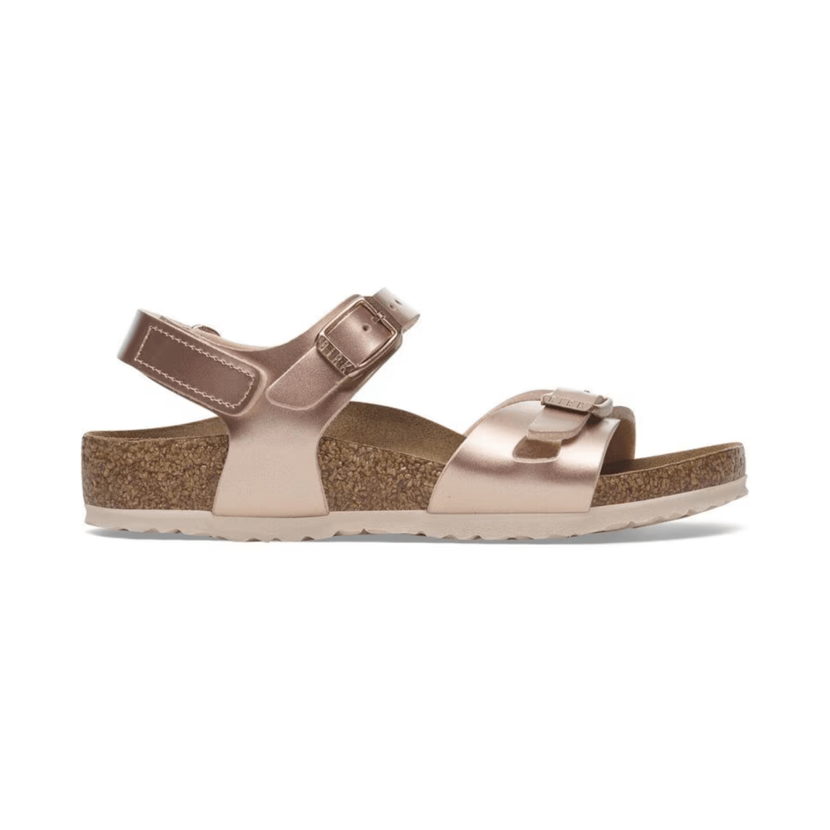 Birkenstock Girls Rio Birko-Flor Electric Metallic Copper