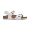 Birkenstock Girls Rio Birko-Flor White